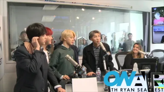 `VIDEO` BTS Talk About Their Favorite LA Food  On Air with Ryan Seacrest.