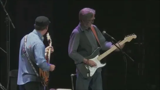 Kurt Rosenwinkel with Eric Clapton - Big Road Blues (Live at Madison Square Garden in New York City on 12 April 2013)