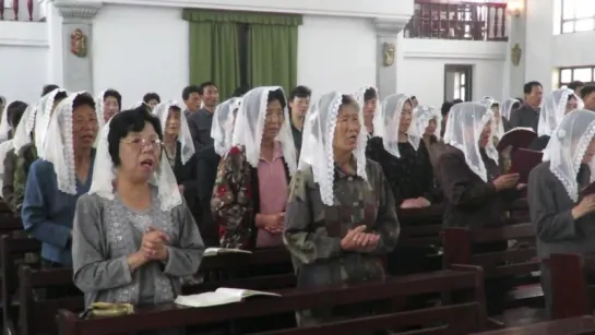 Service at Changchung Catholic Church (3 May 2015)