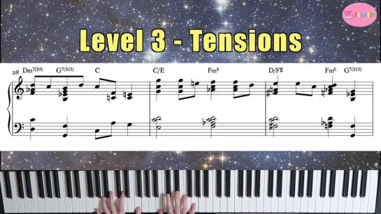 7 Levels Of Jazz Voicings - Twinkle Twinkle Little Star