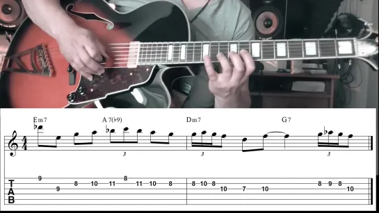 5  jazz guitar licks - III VI II V sequence