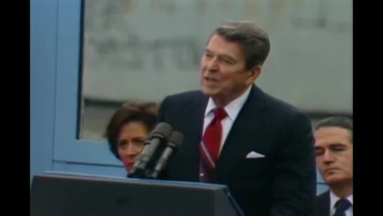 President Reagans Speech at the Brandenburg Gate, Berlin, 1987