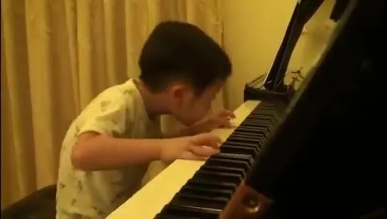 Tsung Tsung Amazing Piano Prodigy Grade5 Piano (5Age) - Flood Time - Air 師承邱世傑