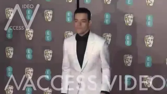 Rami Malek at the 2019 EE British Academy Film Awards in London