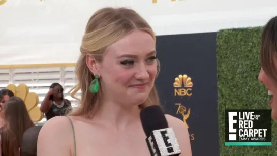 Dakota Fanning Recalls Last Emmys Award When She Was Only 8 _ E! Live from the Red Carpet