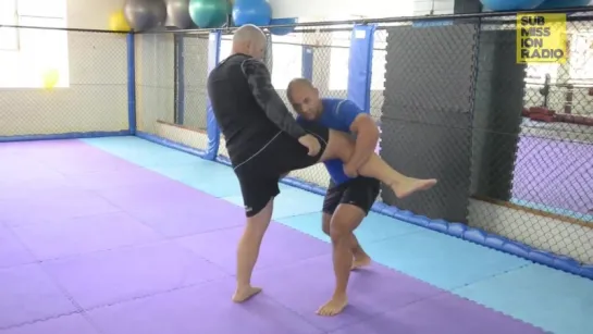 How to do a Frankie Edgar Takedown from a Leg kick catch