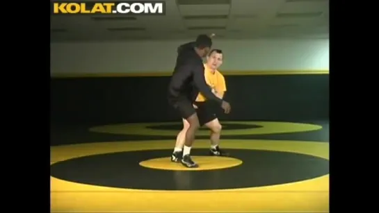 Foot Sweep from Single Leg KOLAT.COM Wrestling Takedowns Techniques Instruction