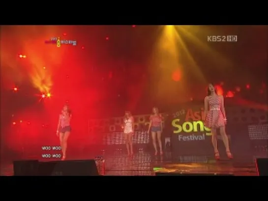 120825 Sistar - Loving U on 2012 Asia Song Festival