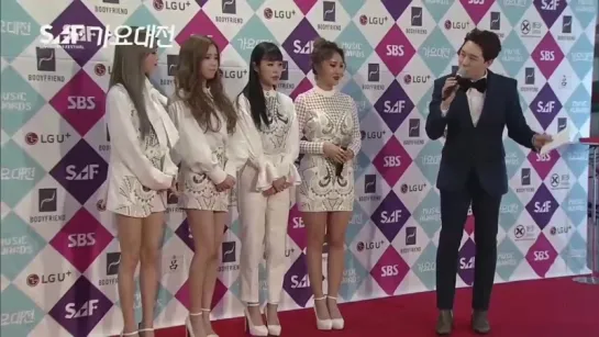 [VIDEO][RED CARPET] MAMAMOO@ 2016 SBS Gayo Daejun 161226