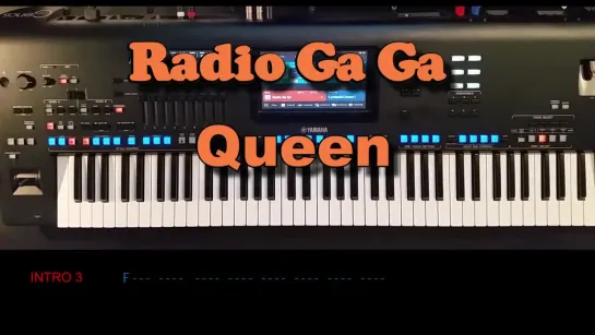 Radio Ga Ga - Queen, Cover, mit titelbezogenem Style auf Yamaha Genos