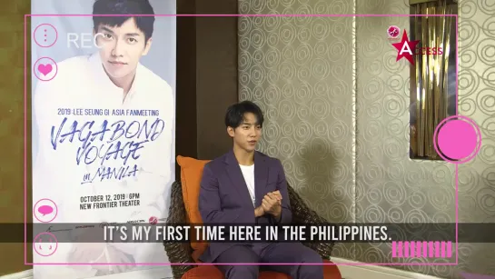 Lee Seung Gi Manila FM Press Interview Video