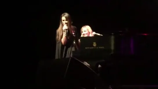 Lea introducing her band at The Broad Stage (January 30, 2017)