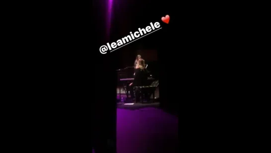 Lea performing at The Broad Stage via Melanie Inglessis and Daniela Viviana Romero (January 30, 2017)