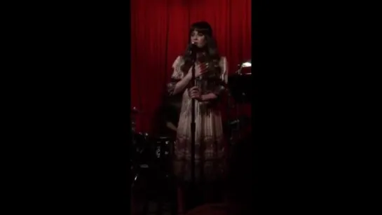 Lea performs at The Hotel Cafe on January 23, 2017 (via Periscope)