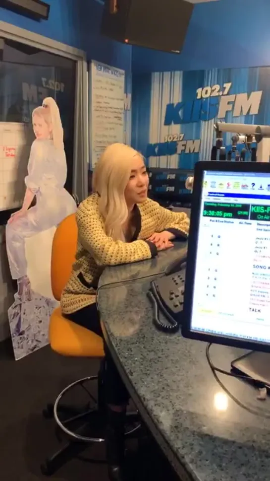 [CLIP] Tiffany Young 102.7 kiis fm IG live (190214)