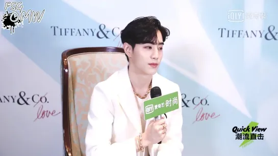 Интервью с Марком (GOT7) на мероприятии Tiffany & Co в Шанхае [русс.саб]