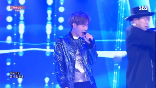 [150607] SBS «Inkigayo»: Kim Sunggyu -  Kontrol