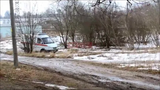 В Смоленской области машина «скорой помощи» застряла в грязи