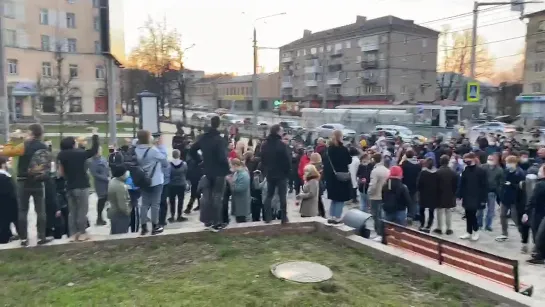 Митинг в поддержку Навального в Смоленске