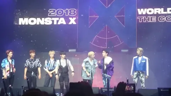 [VK][180620] MONSTA X - Talk @ THE 2ND WORLD TOUR 'The Connect' in Amsterdam