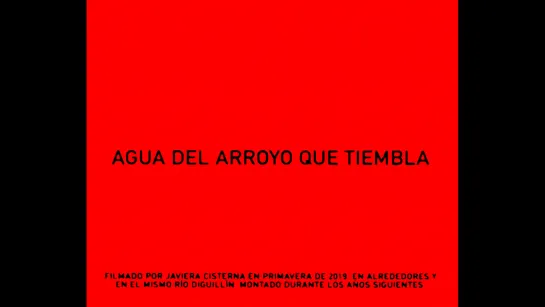 Water from The Tremulous Stream / Agua del arroyo que tiembla (2021) dir. Javiera Cisterna [1080p]