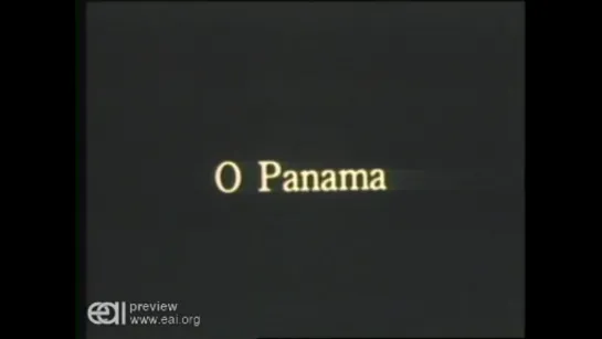 O Panama (1985) dir. James Benning, Burt Barr