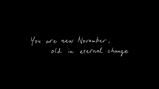 You are new November, old in eternal change (2021) dir. Rei Hayama [1080p]