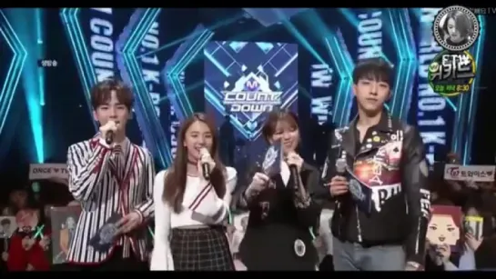 [160317 M! Countdown] Twice Jeongyeon  Chaeyoung Special MCs cut