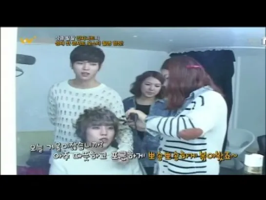 111212 Mnet Wide Ent. News - INFINITE’s Concert Postershooting