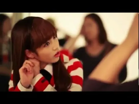 111115 BTS video of INFINITE and IU for Elite Uniform