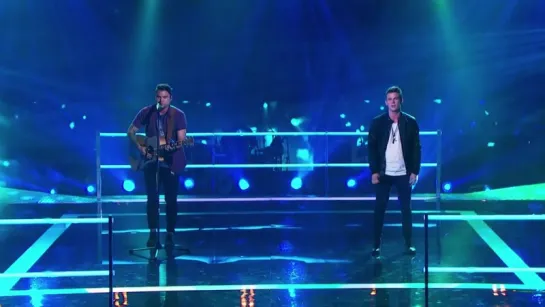 Chris Hoskin VS Ollie Kirk - Sky Full Of Stars (The Voice Australia 2015)