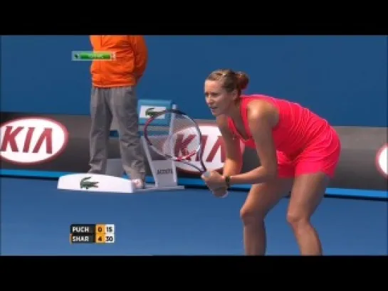 Australian Open 2013 / 1-й круг / Женщины / Ольга Пучкова (Россия) - Мария Шарапова (Россия) / НТВ+