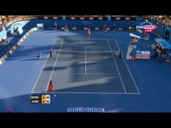 Australian Open 2012 / 1-й круг / Робсон (Великобритания) - Янкович (Сербия) / Евроспорт