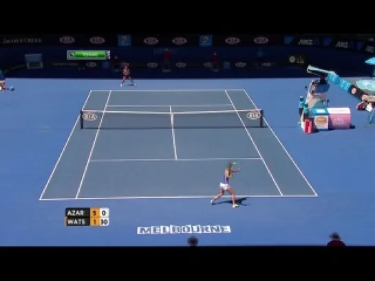 Australian Open 2012 / 1 круг / Азаренко (Белоруссия) - Уотсон (Великобритания) / НТВ+