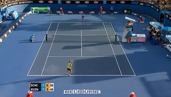 Australian Open 2012 / 1 круг / Шииперс (ЮАР) - Кузнецова (Россия) / НТВ+