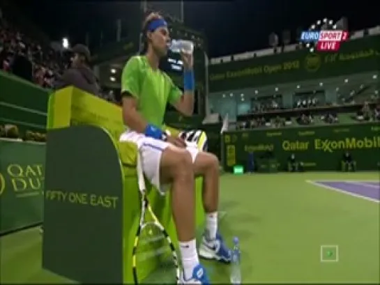 Qatar ExxonMobil Open - 2012 / Доха (Катар) / 1/2 финала / Рафаэль Надаль (Испания) - Гаэль Монфис (Франция) / Rafael Nadal - G