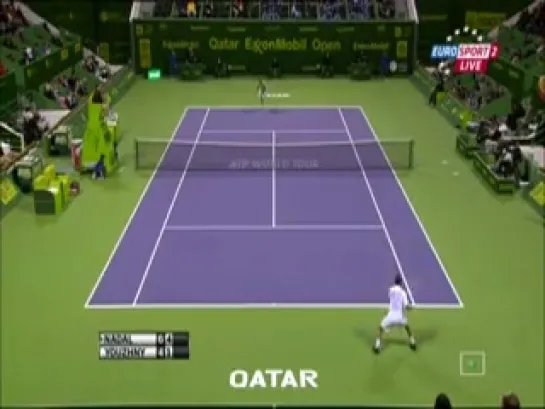 Qatar ExxonMobil Open - 2012 / Доха (Катар) / 1/4 финала / Рафаэль Надаль (Испания) - Михаил Южный (Россия) / Rafael Nadal - Mi