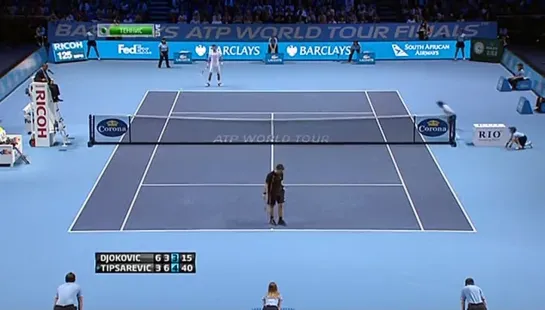 Barclays ATP World Tour Finals 2011 / Лондон (Англия) / Групповой турнир / Группа А / Новак Джокович (Сербия, 1) - Янко Типсаре