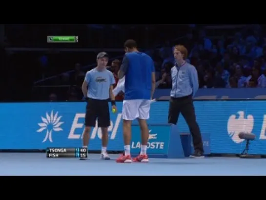 Barclays ATP World Tour Finals 2011 / Лондон (Англия) / Групповой турнир / Группа B / Жо-Вилфрид Тсонга (Франция, 6) - Мэрди Ф