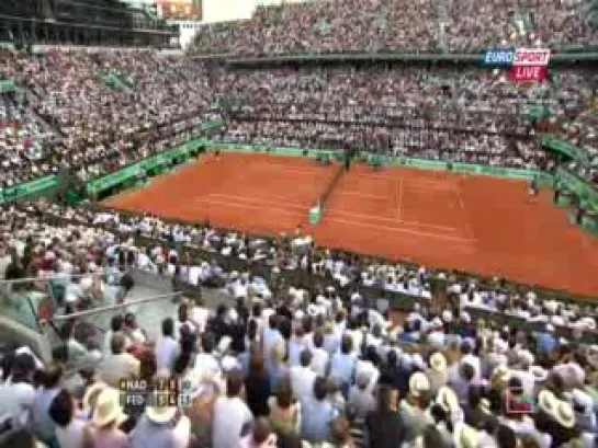 Roland Garros 2011 / Мужчины / Финал / Надаль (Испания) –  Федерер (Швейцария) / Евроспорт