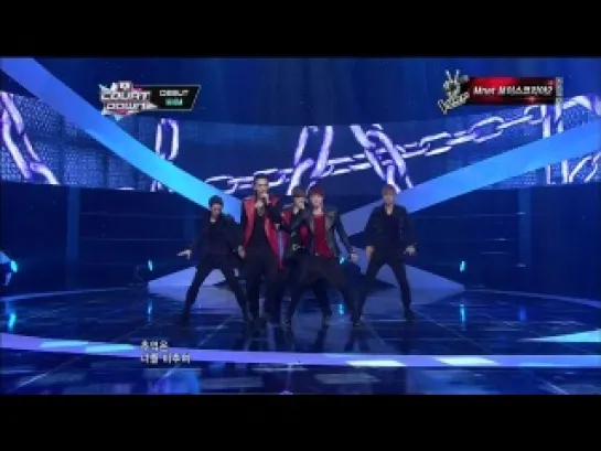 [14.03.2013] M4M - Sadness @ M!Countdown Debut Stage (Korean ver.)