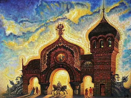 Andrei Gavrilov, Mussorgsky from _Pictures at an exhibition_. Baba Jaga  Kiev Gate.