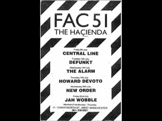 New Order - 15e. Lonesome Tonight (Hacienda 1983)