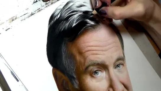 Drawing Robin Williams