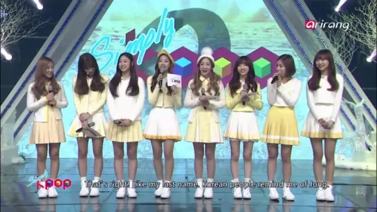 160101 Lovelyz 1 day Counselors  @ Simply K-POP