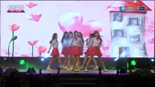 151214 Lovelyz - Hi~ @ 위문열차