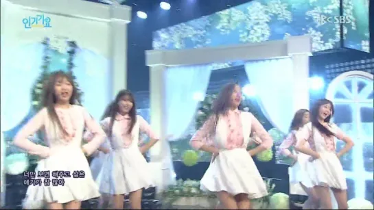 151004 Lovelyz - Hug Me + Ah-Choo @ SBS Inkigayo