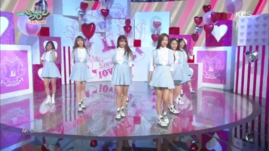 151002 러블리즈(Lovelyz) - Ah-Choo @ Music bank