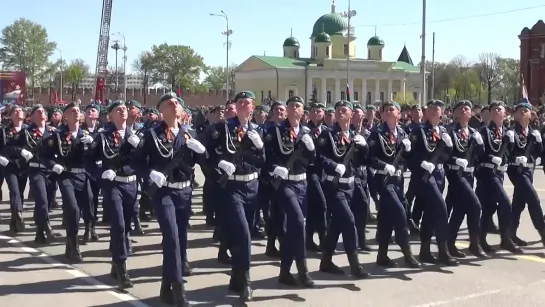 Парадные расчёты ВДВ на параде Победы. 9 мая 2015 г. Тула