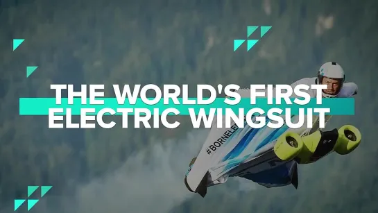 Watch worlds first electric wingsuit flight